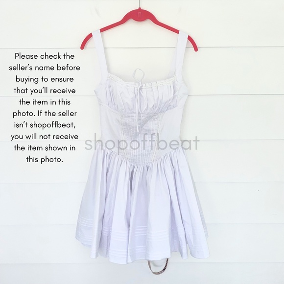 NEW House of CB Natassia Dress White Medium - Picture 15 of 17